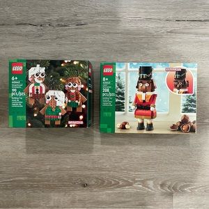 LEGO 40642 Gingerbread Ornaments and 40640 LEGO Nutcracker. Ready To Ship!